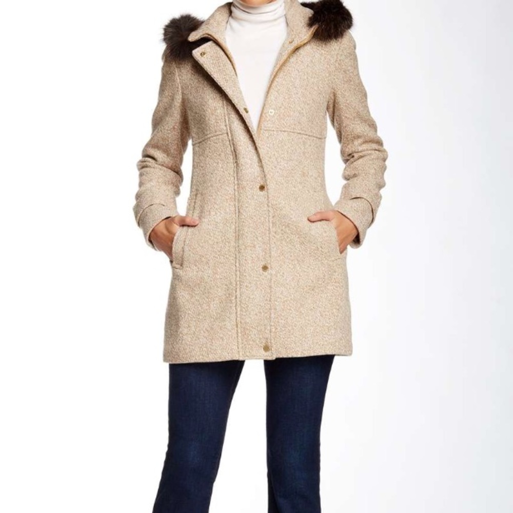 ❄️Tweed Fur Lined Coat❄️